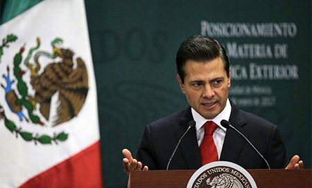 El presidente de México, Enrique Peña Nieto