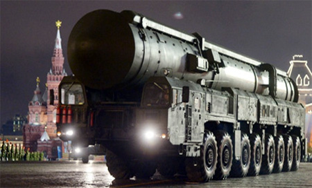 El misil balístico intercontinental ruso Tópol-M