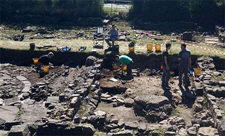 Excavaciones en el sur de Gales