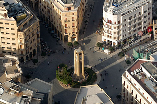 el centro de Beirut