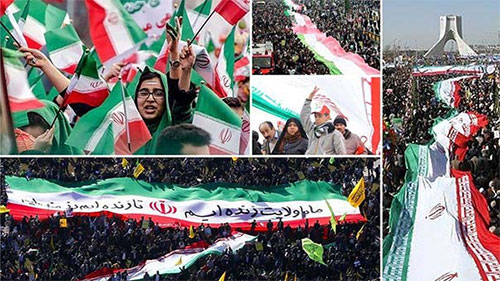 Irán conmemora el aniversario del triunfo de la Revolución Islámica