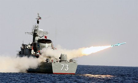 El lanzamiento del misil de crucero Nasir