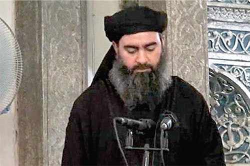 El líder de Daesh, Abu Bakr al Bagdadi