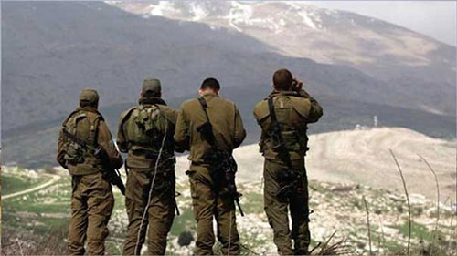 soldados israelíes en el Golán ocupado