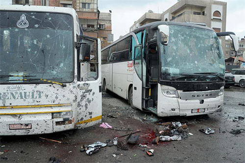 atentado terrorista en Damasco