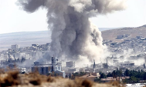 ataque de la coalición en la provincia siria de Raqqa