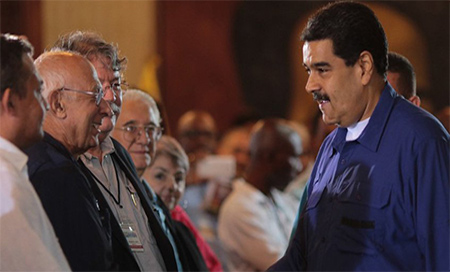 El Presidente de Venezuela, Nicolás Maduro