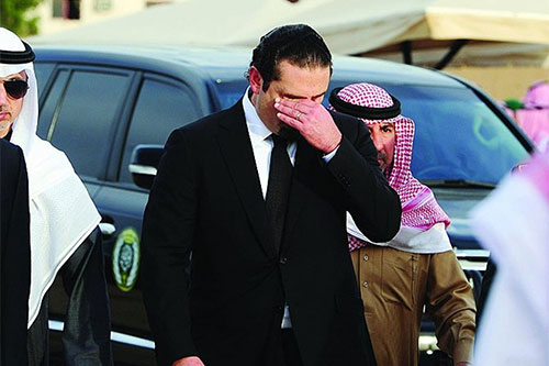 primer ministro de Líbano, Saad Hariri, en Riad