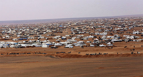 el campamento de refugiados Rukban