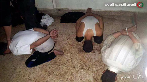 captura del terrorista Abu Fadi Alalf y dos de sus guardaespaldas