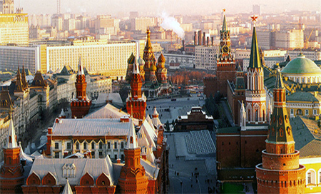 El centro histórico de Moscú