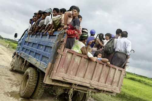 expulsar a los rohinyás de Birmania
