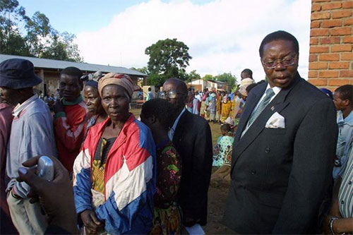 El presidente de Malawi, Peter Mutharika