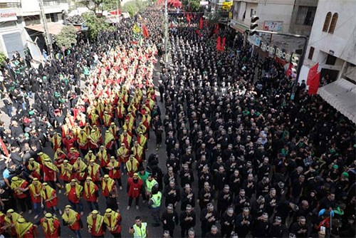 marcha de Ashura en Beirut