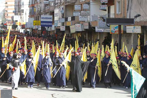 marcha de Ashura en Beirut