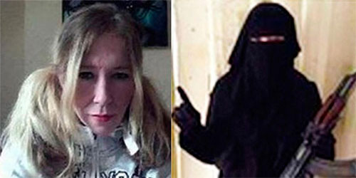 la terrorista británica conocida como “La viuda blanca”
