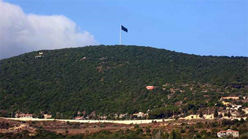 La gigante bandera es avistada desde una distancia de decenas de kilómetros