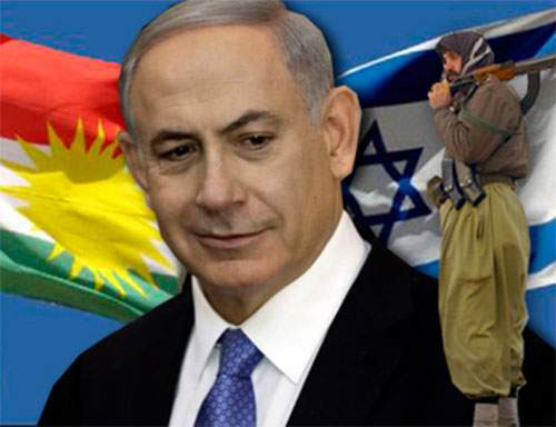 el régimen sionista apoya la creación del Kurdistán