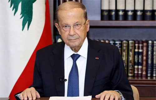 el presidente libanés, Michel Aoun