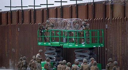 despliegue de tropas en la frontera con México