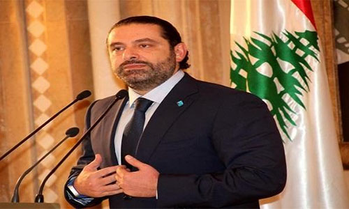 El primer ministro libanés designado, Saad Hariri