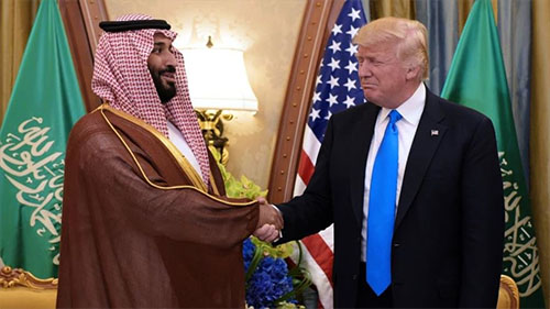 Trump con Bin Salman