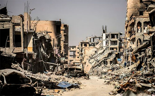 Coalición de Washington destruye infraestructura en Siria