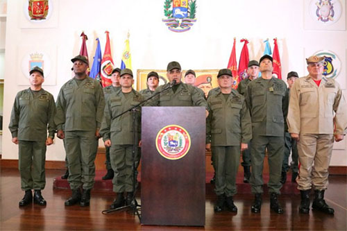altos mandos militares de Venezuela