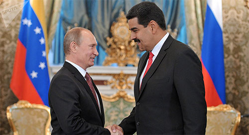 Maduro saluda a Putin