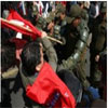 Violenta jornada de la protesta de los estudiantes chilenos