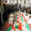 Khaminei participa en el funeral de los m&aacutertires de los guardianes de la revoluci&oacuten isl&aacutemica