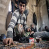 Ni&ntildeos soldados con la oposici&oacuten armada en Siria