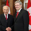 Shimon Peres discute en Canadá el programa nuclear iraní