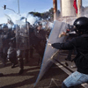 Una violenta manifestaci&#243n en Italia deja decenas de heridos