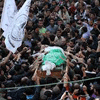Los palestinos en el funeral de Yaabari reclaman venganza