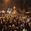 Polic&iacutea jordana choca contra protestas por alza de combustible