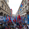 Manifestaciones en Italia 