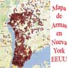 Un diario de Nueva York publica un mapa de individuos que poseen armas