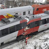 Chocan trenes en Viena