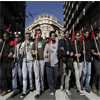 Griegos marchan al Parlamento en medio de huelga contra austeridad