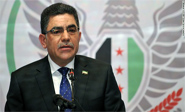 Dimite Ghassan Hitto, primer ministro de la llamada Coalición Nacional Siria