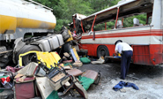 Accidente de tr&#225fico cerca de Mosc&#250 causa la muerte de 14 personas