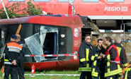 Choque ferroviario en Alemania causa 13 heridos