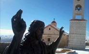 Siria: Levantan estatua de Jesucristo en Seidnaya