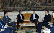 Encuentro entre Lavrov y Hariri en Paris