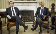 Obama se re&#250ne con Rajoy en la Casa Blanca