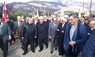 Vicepresidente iraquí visita el Monumento a la Resistencia en Líbano