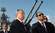 Egipto recibe a Putin como a un aliado estratégico