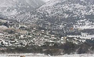Líbano recibe el nuevo año con un manto blanco