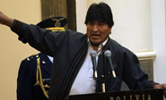 En un mensaje transmitido por el canal estatal Bolivia TV